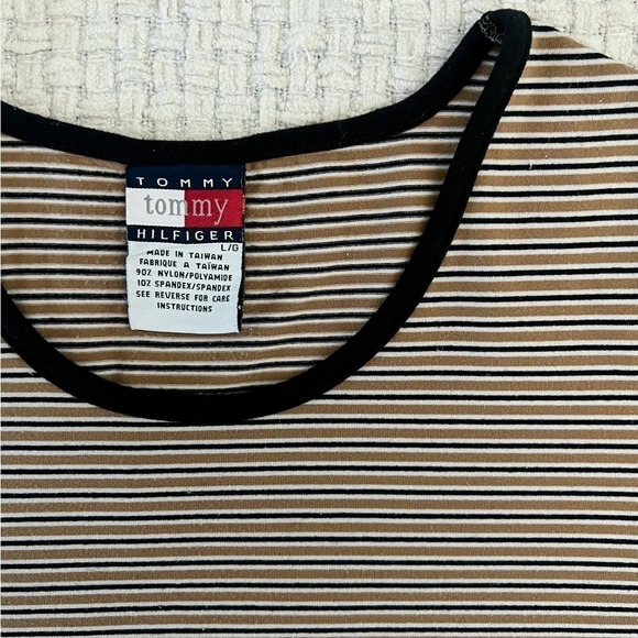 Vintage Tommy Hilfiger Striped Baby Tee - Picture 5 of 5